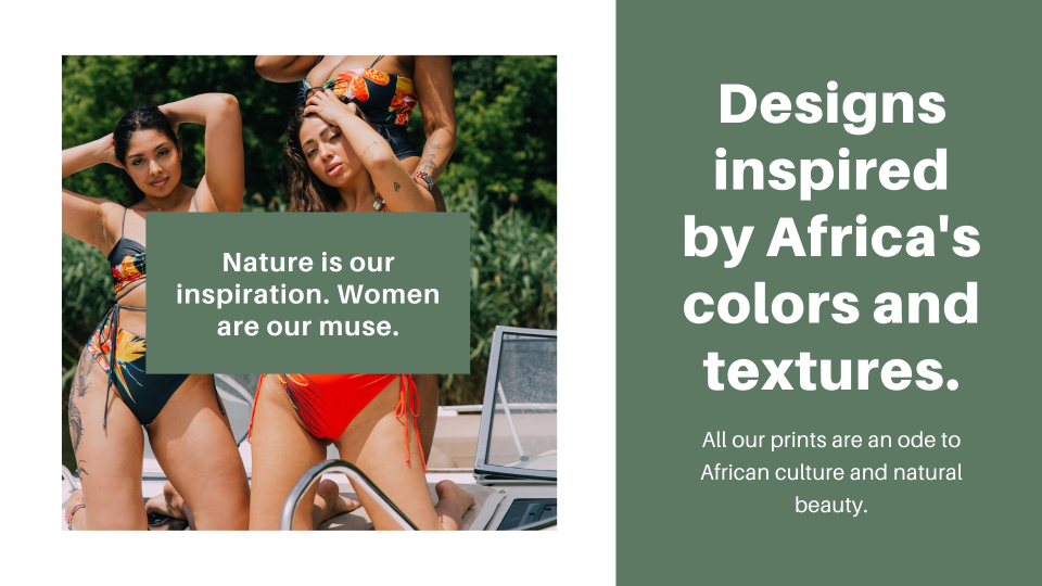 Feminitate, natură și culoare - toate într-un slide